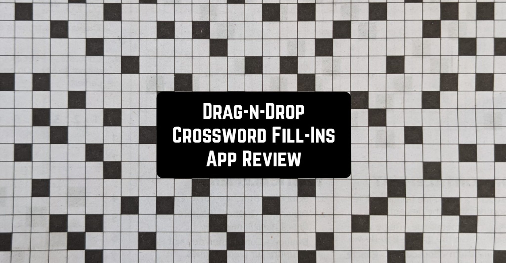 Drag n Drop Crossword Fill Ins App Review Freeappsforme Free apps