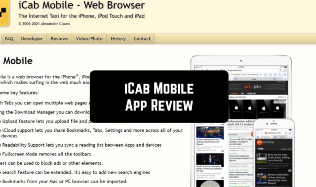 iCab Mobile (Web Browser) App Review