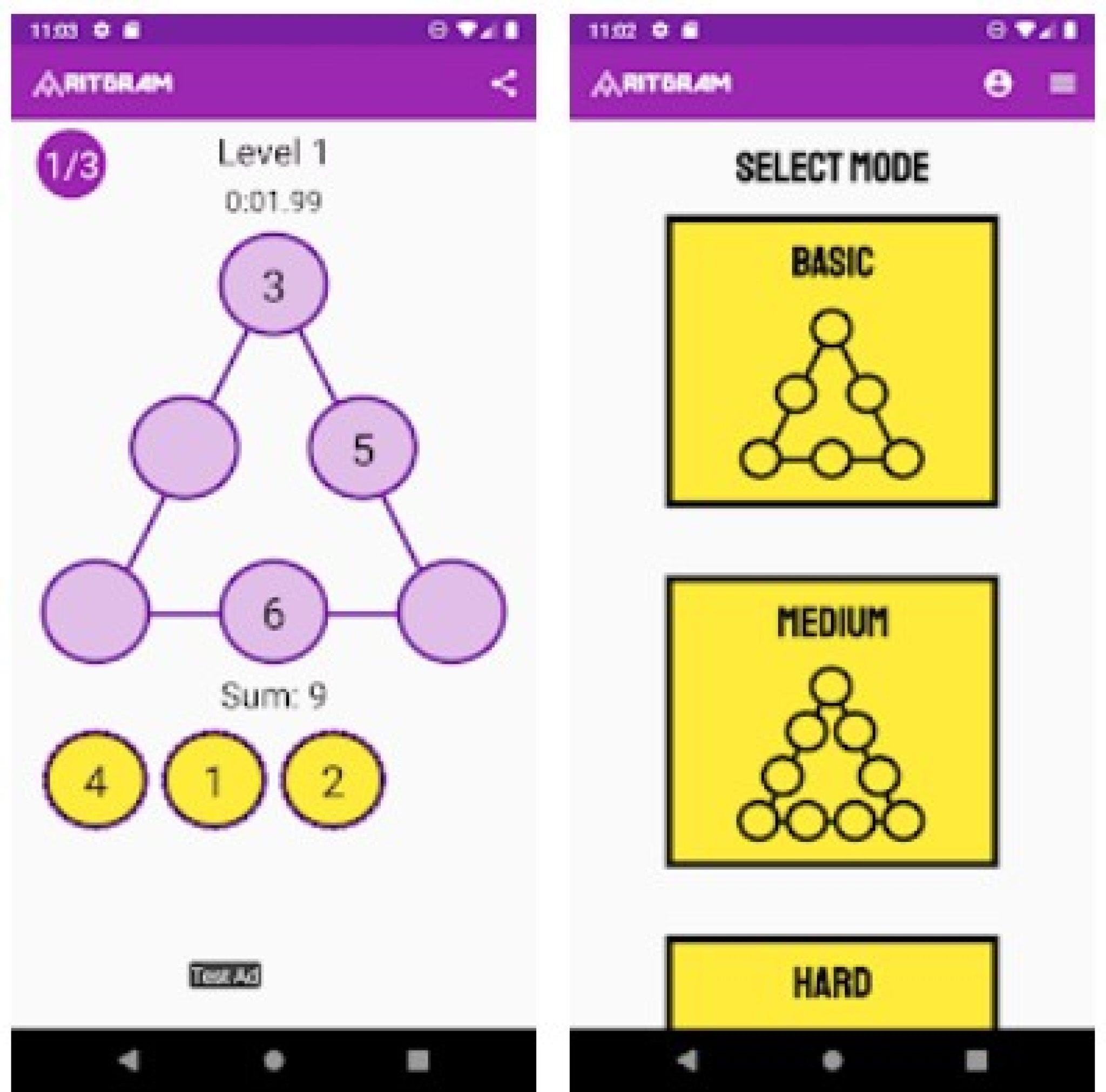 Magic Triangles Math Puzzles Aritgram App Review Freeappsforme