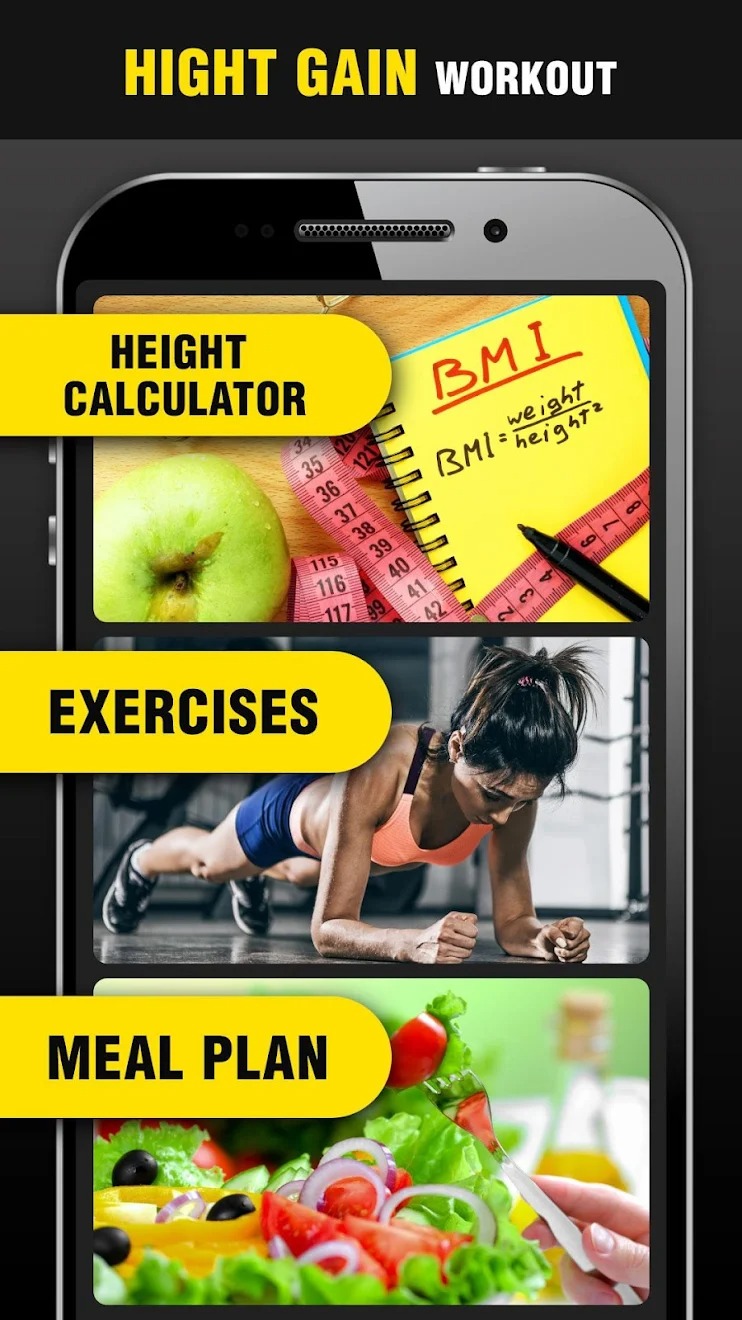 Height Increase Exercises at home screen 1