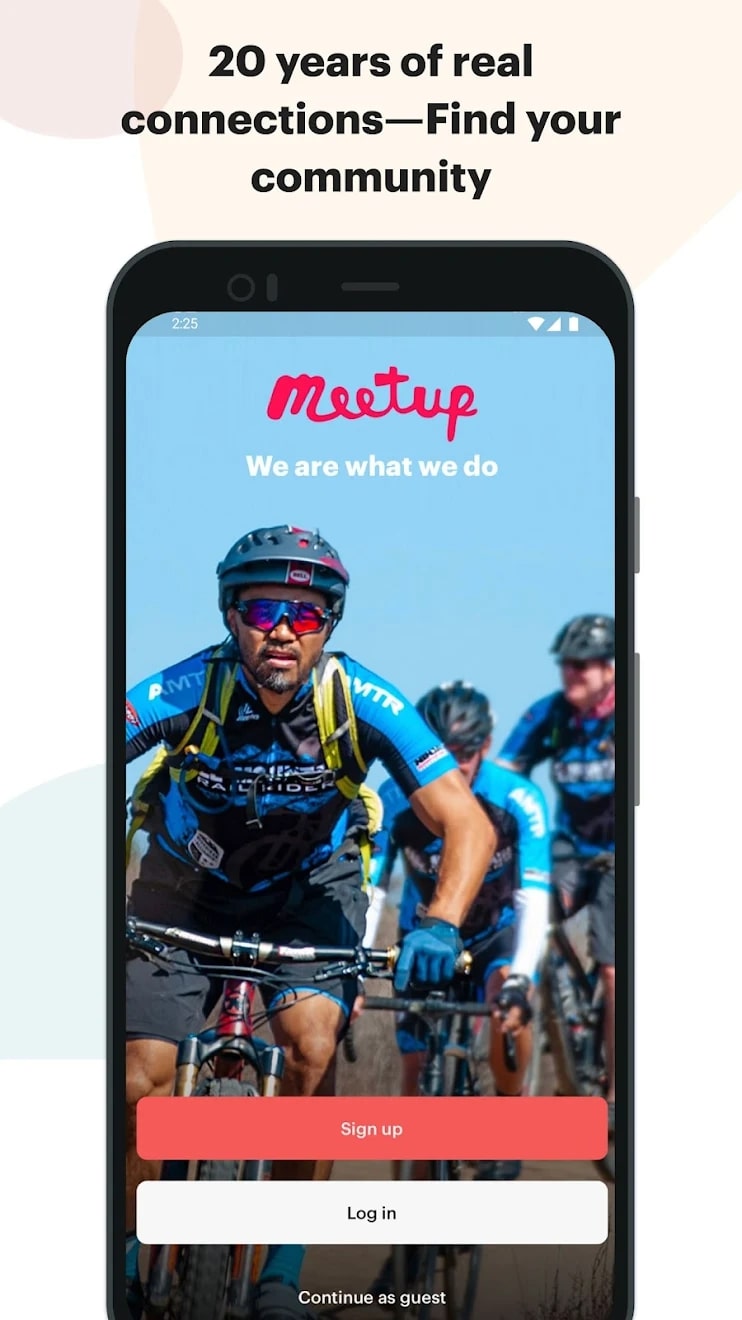 Meetup screen 1