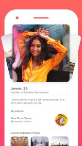 Tinder screen 2