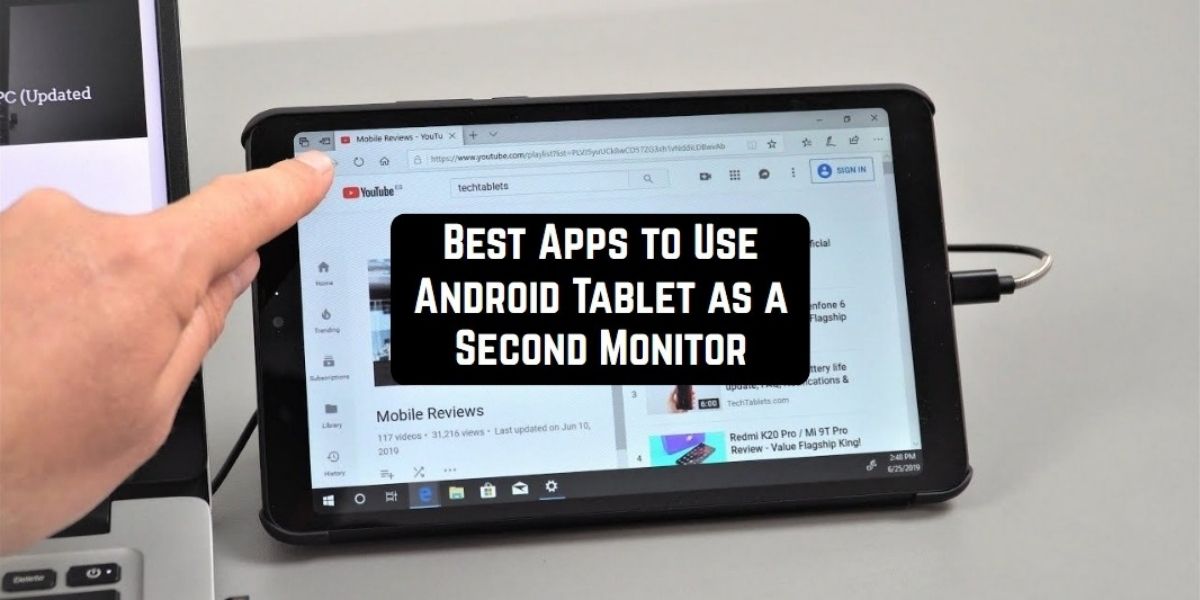 apps to use andorid tablet as a second monitor