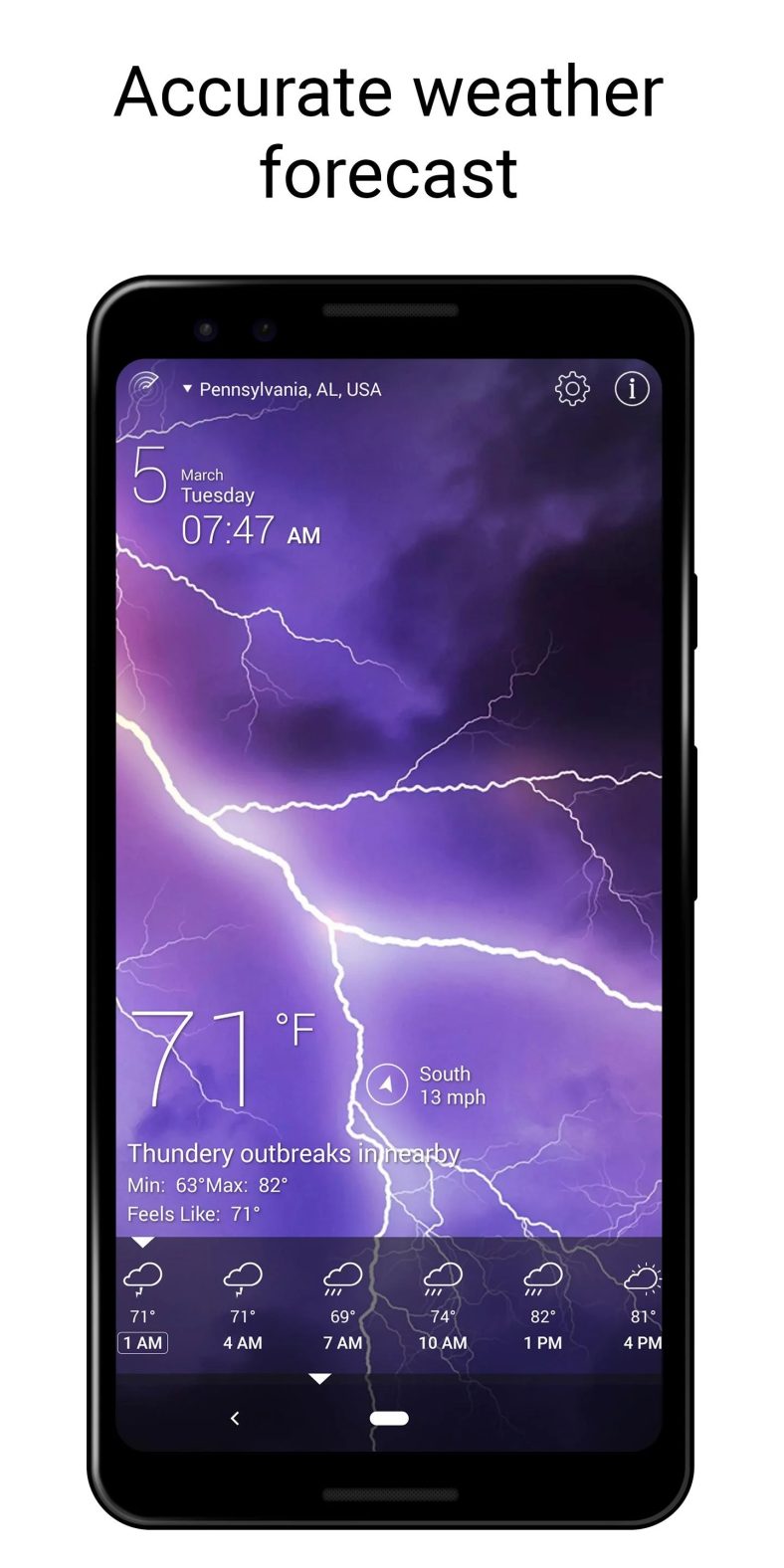 12 Best Animated Weather Apps 2024 For Android IOS Freeappsforme   Weather Live Screen 2 788x1576 