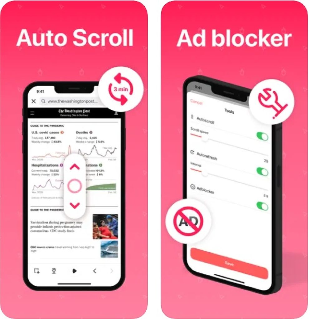 auto scroll app