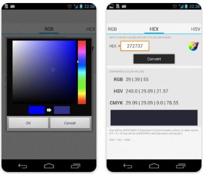 11 Free Color Palette Apps 2024 Android IOS Freeappsforme Free   Colorconverter1 407x350 