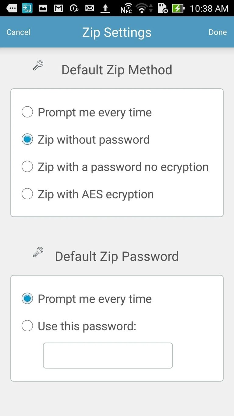 Without zip. Приложение IZIP.