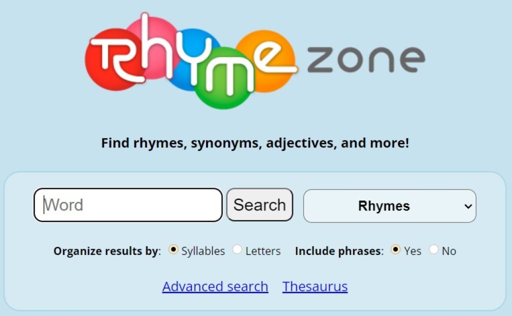 rhymezone1