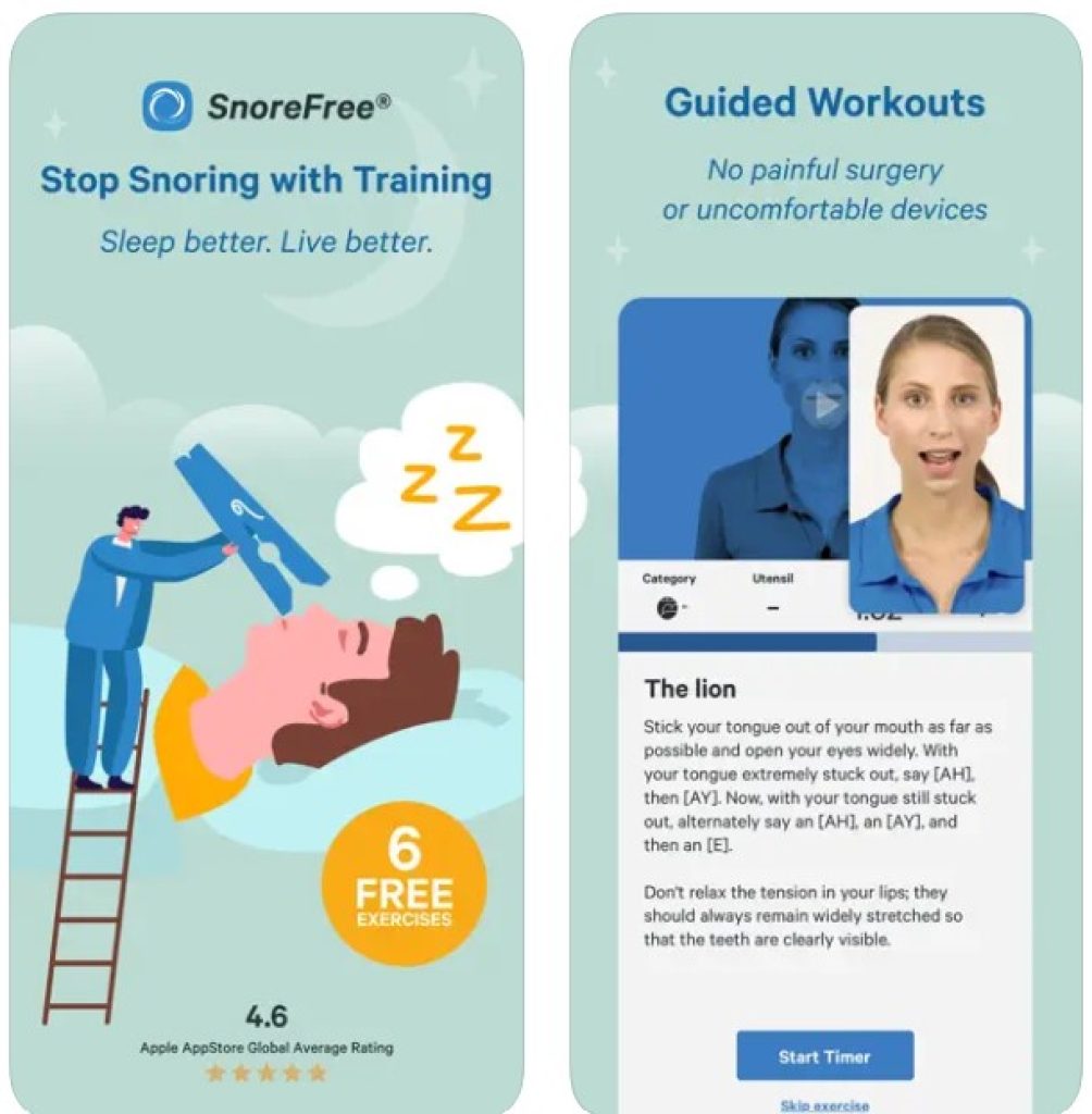Snore Free: Stop Snoring Gym 1