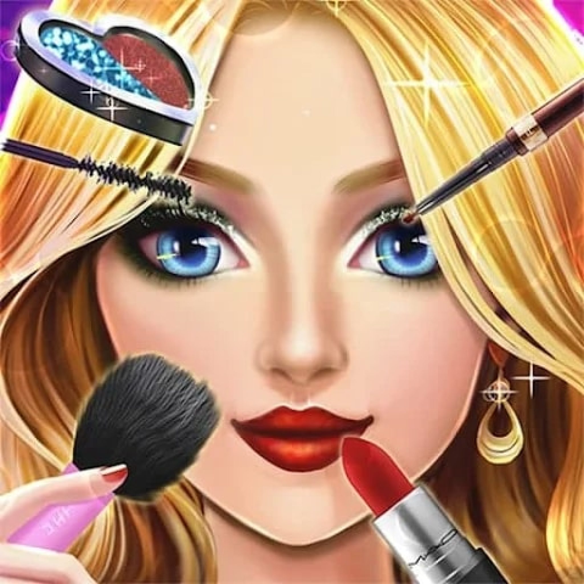 Fashion Show Makeup Dress Up Logo 2048x2048 
