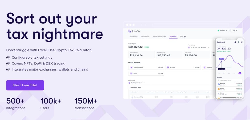 CryptoTax Calculator1