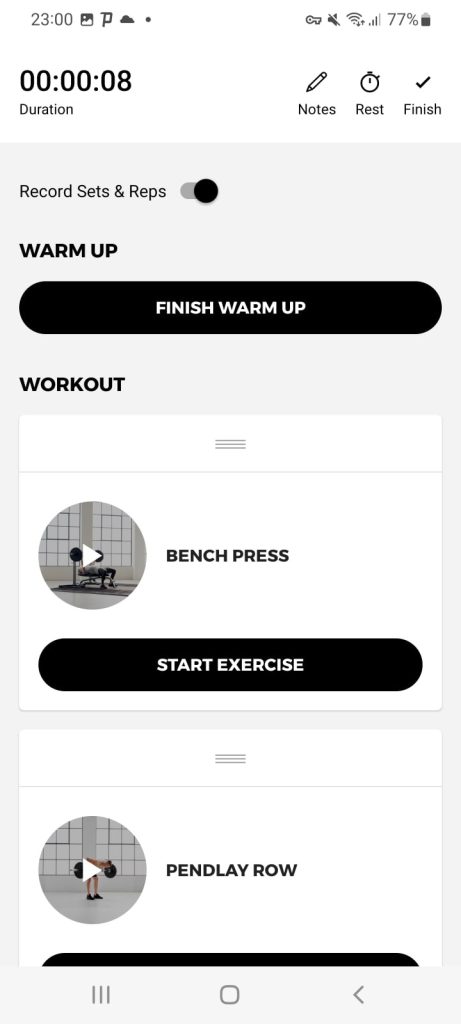 Gymshark Training: Fitness App2