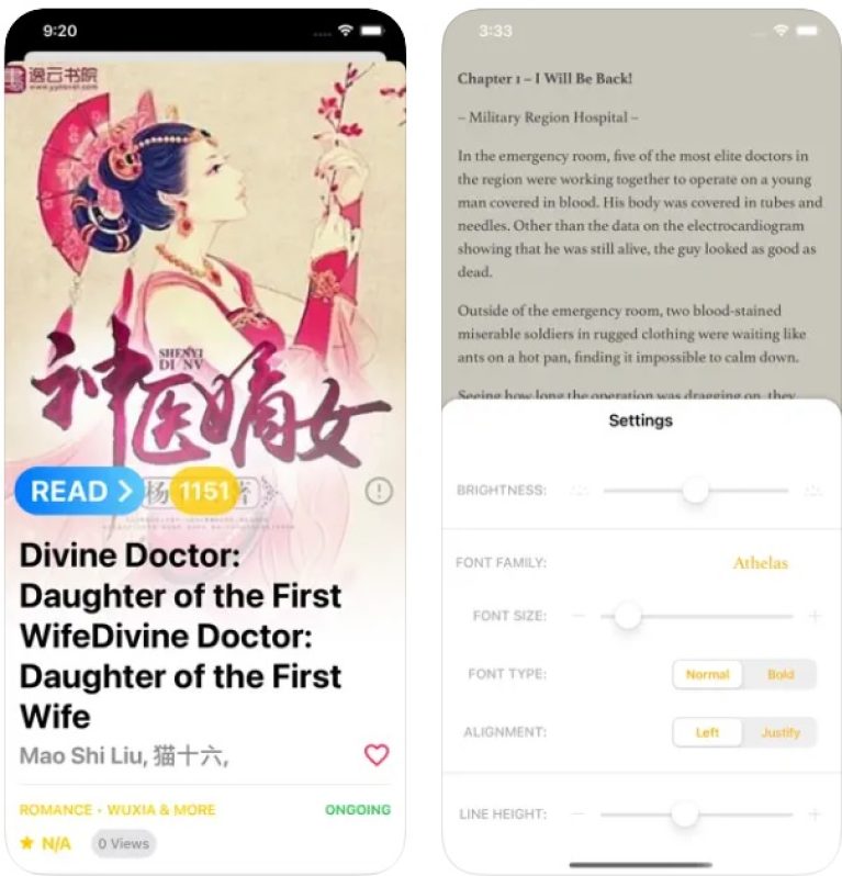light novel apps free
