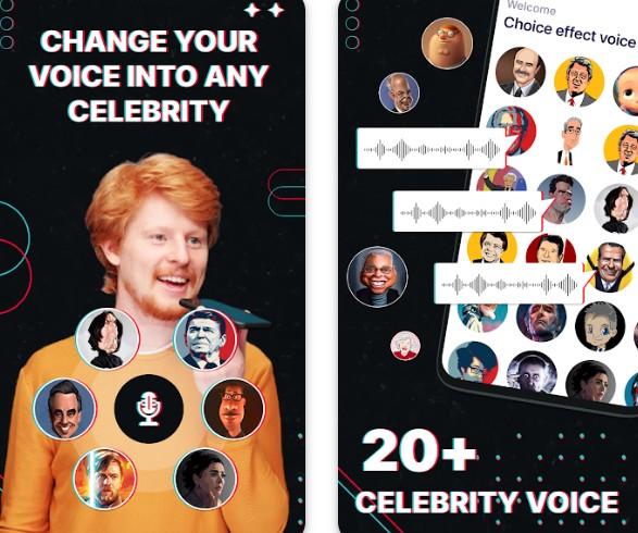 Celebrity voice changer plus1