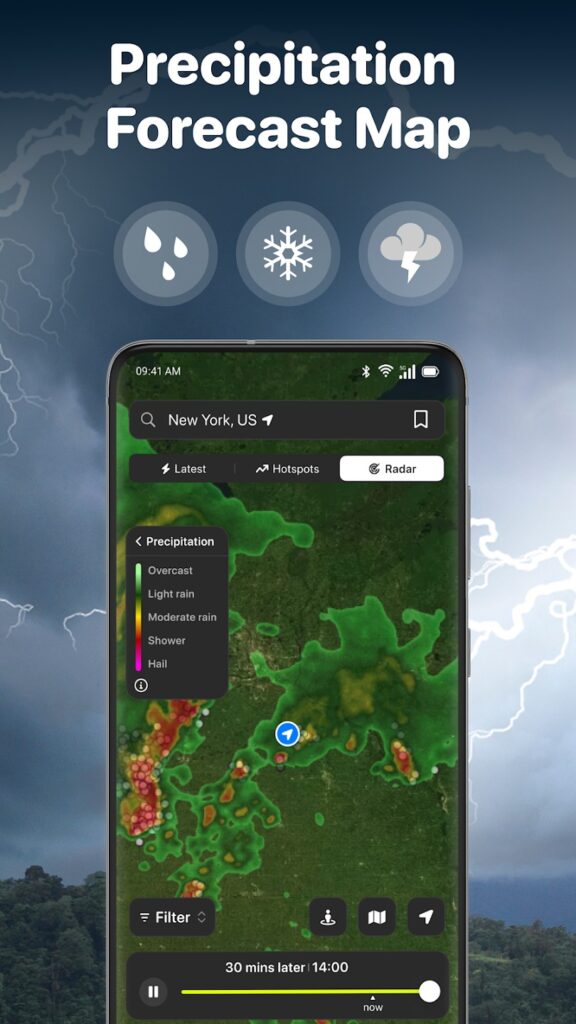 Lightning Tracker My Radar Map6
