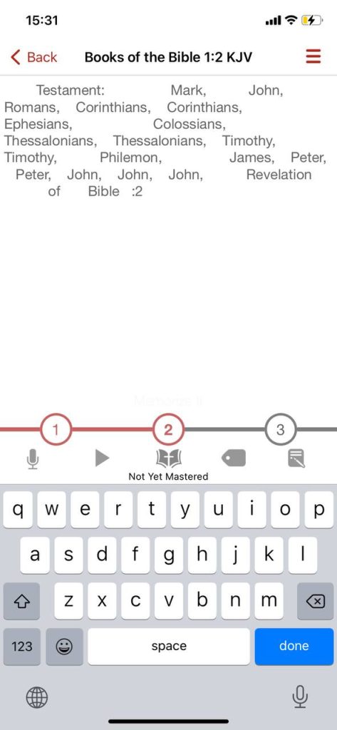 The Bible Memory App 1