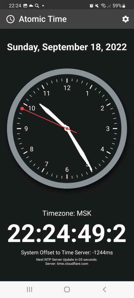 Atomic Time – NTP Clock Sync2