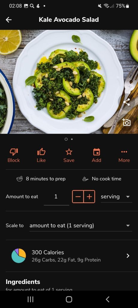 Eat This Much - Meal Planner2