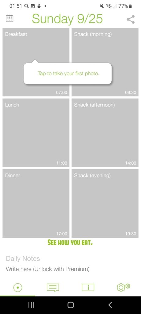See How You Eat Food Diary app2
