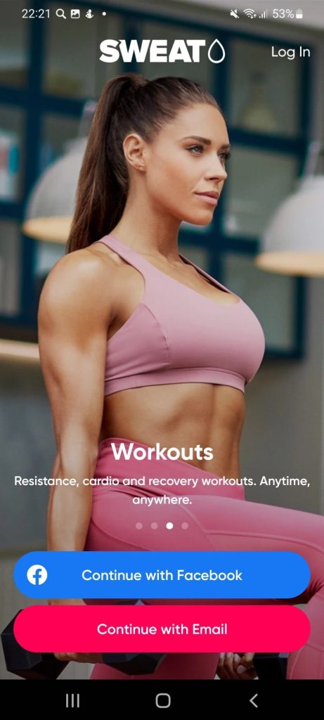 Sweat: fitness app for women1