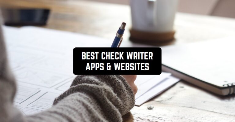 BEST CHECK WRITER APPS & WEBSITES1