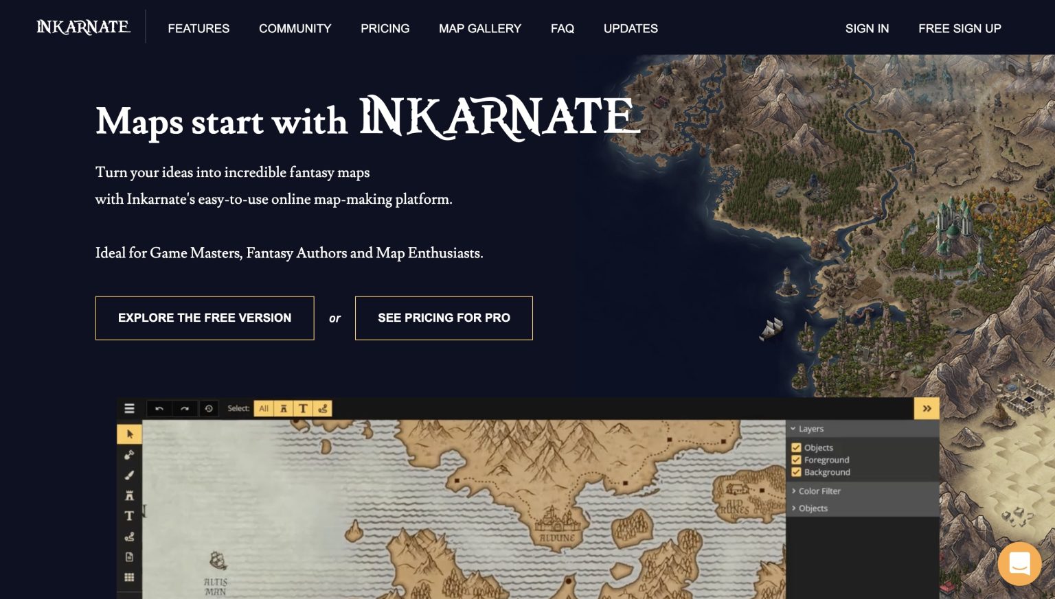 7 Free Fantasy Map Generator Apps & sites 2023 Freeappsforme Free apps for Android and iOS