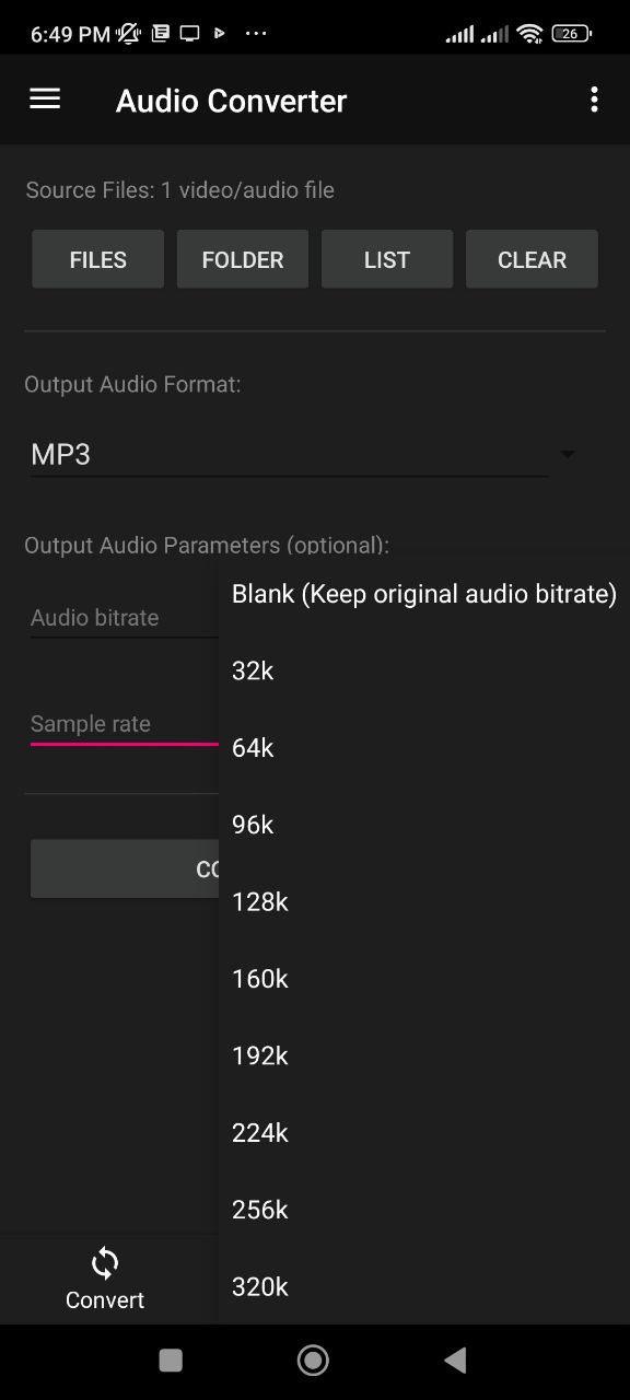 Audio Converter android 1