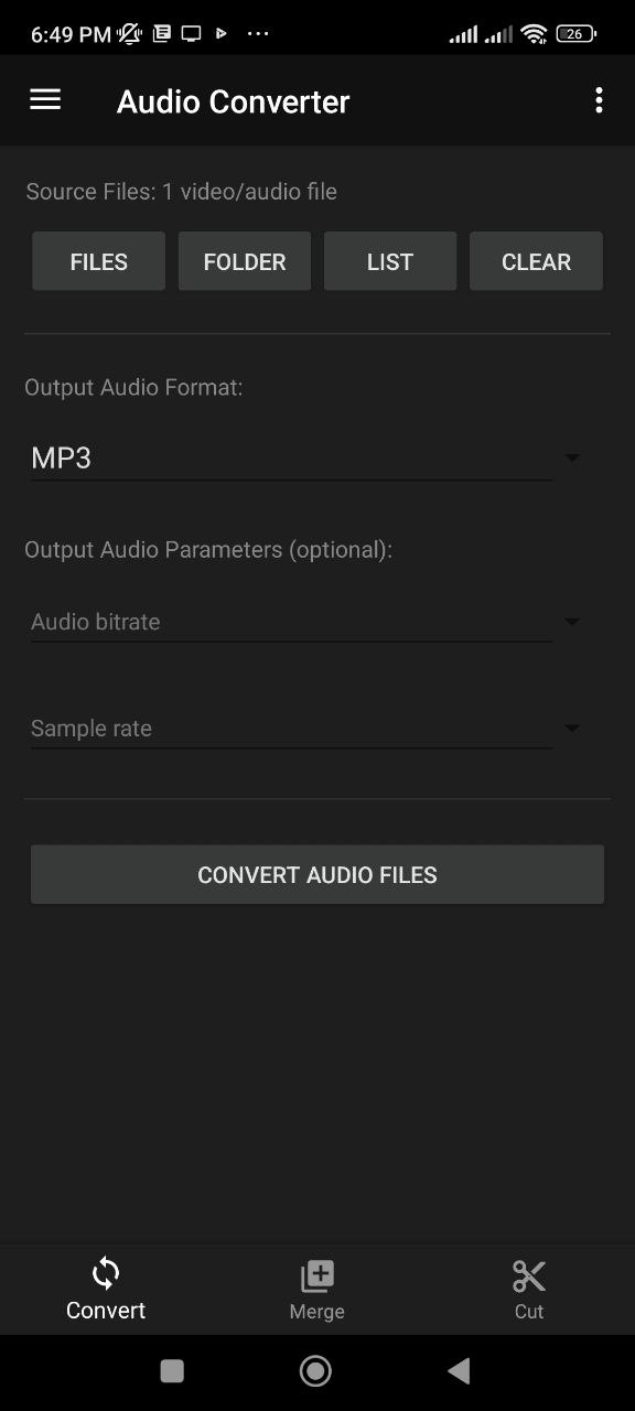 Audio Converter android 2