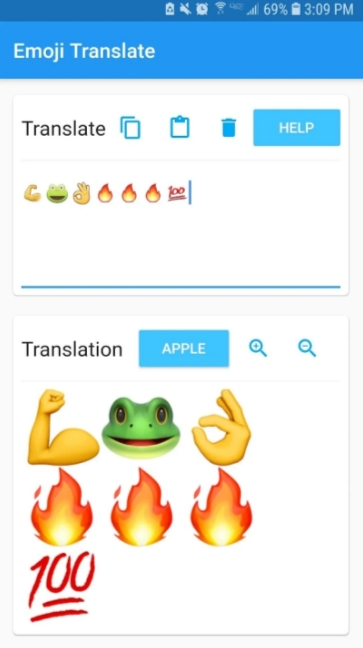 Emoji Translate app 1