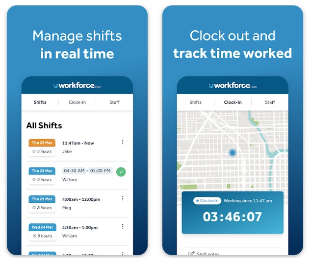 Employee Time Clock with GPS1