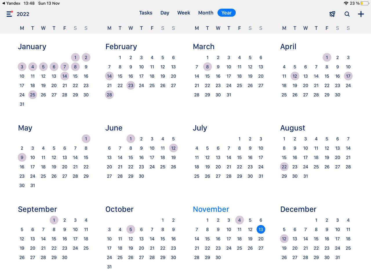 Tiny Calendar