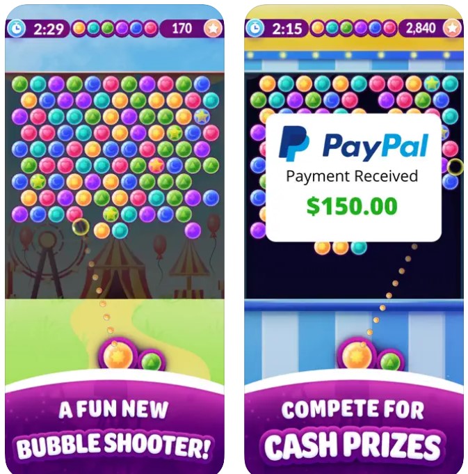 Real Money Bubble Shooter Game1