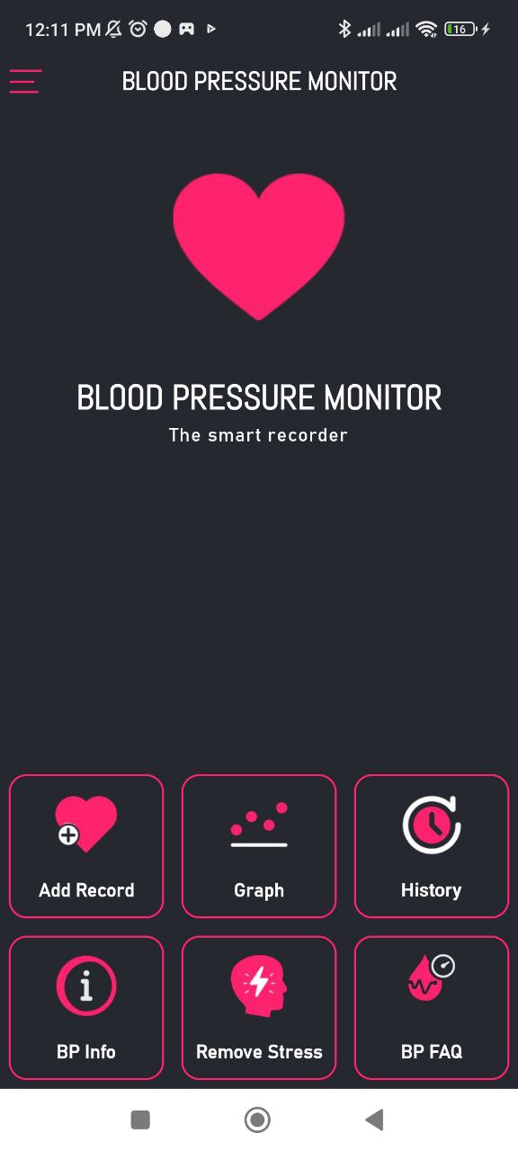 Blood Pressure Finger Monitor