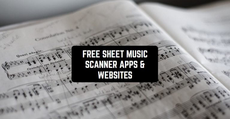 FREE SHEET MUSIC SCANNER APPS & WEBSITES1