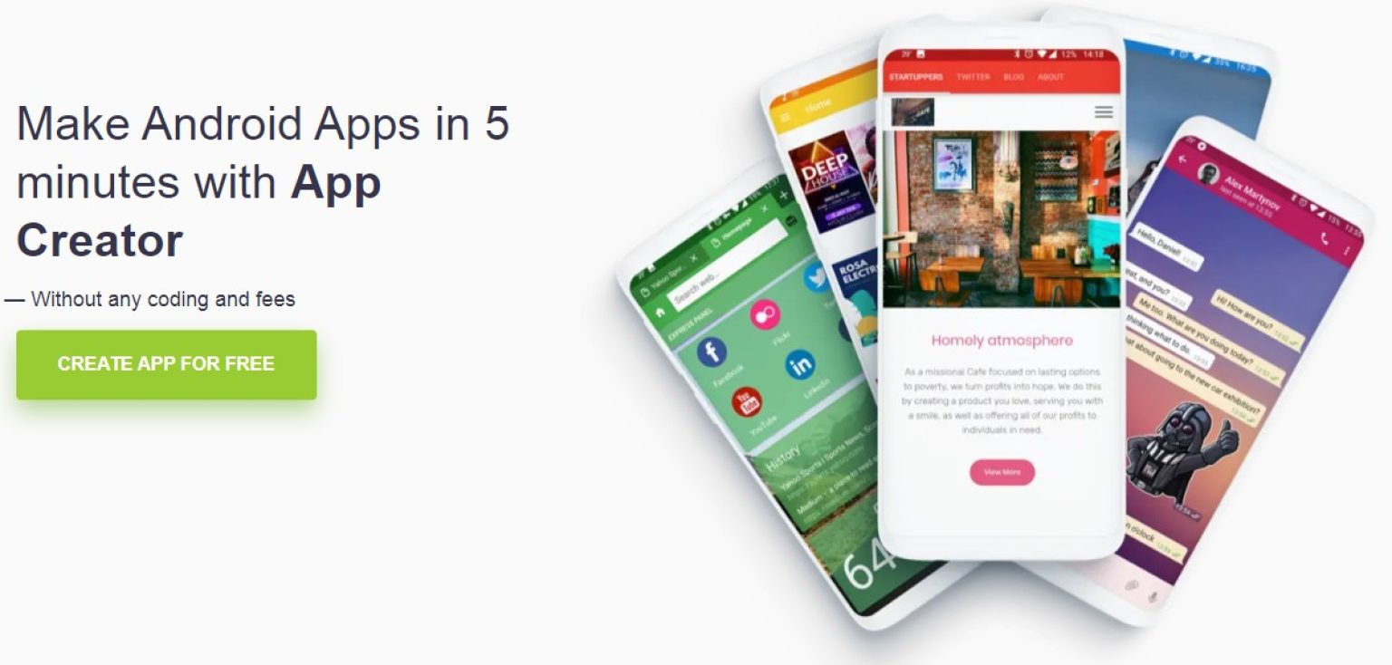 25 Amazing Tools to Create a Mobile App For Free| Freeappsforme - Free