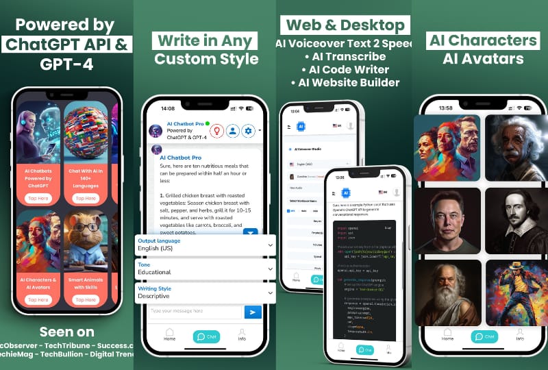 Chat AI app screenshot