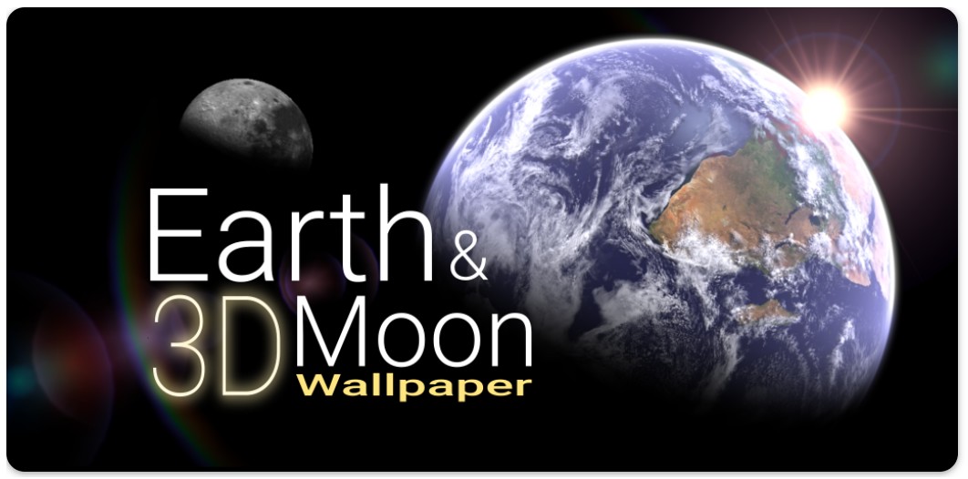 Earth & Moon 3D Live Wallpaper1