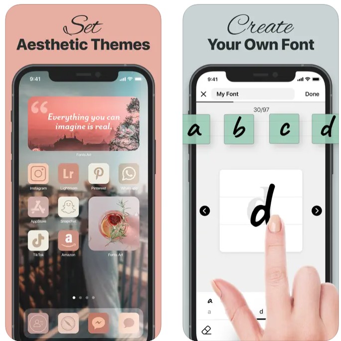 Fonts Art: Keyboard for iPhone1