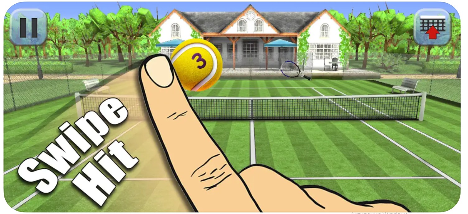 Hit Tennis 3 - Swipe & flick the ball1