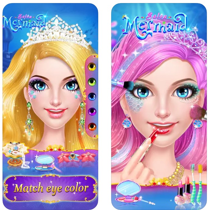 Mermaid Makeup & Dressup1