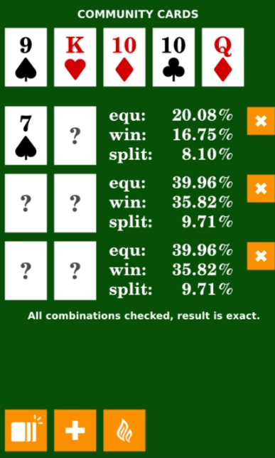 Poker Calculator 1