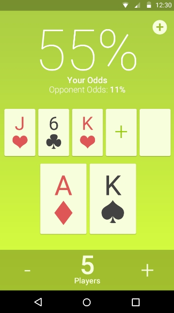 Poker Odds Calculator app 1