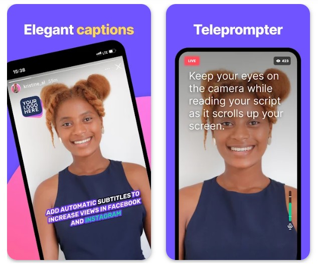 Teleprompter & Video Captions1