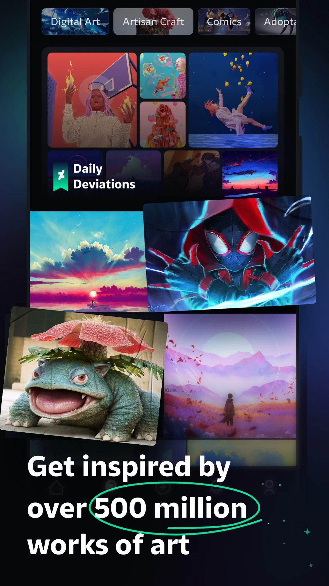 11 Crowded Apps to Share Artwork (Android & iOS) | Freeappsforme - Free ...