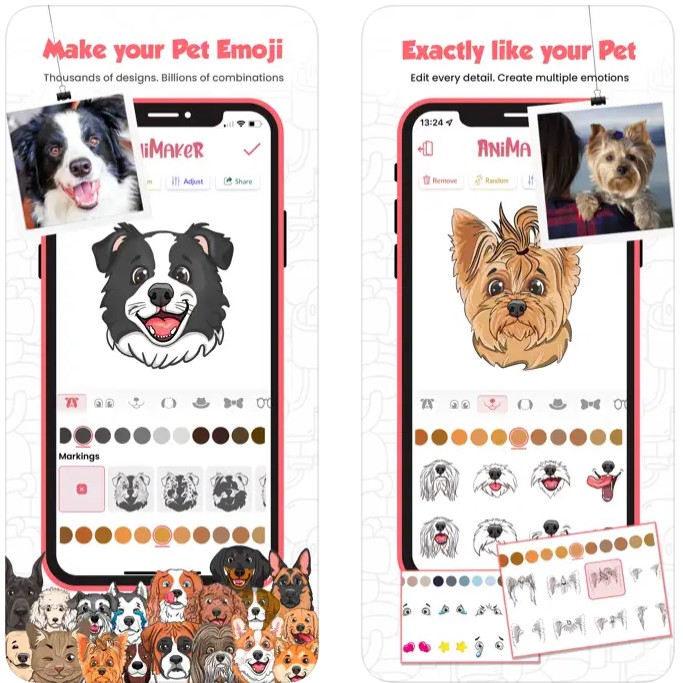 Dog go art: My Pet Emoji Maker1