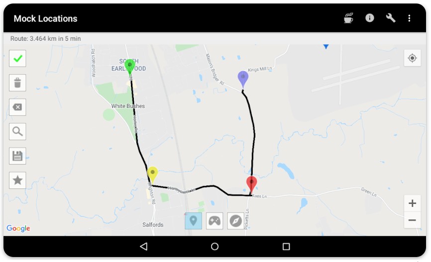 Mock Locations (fake GPS path)1