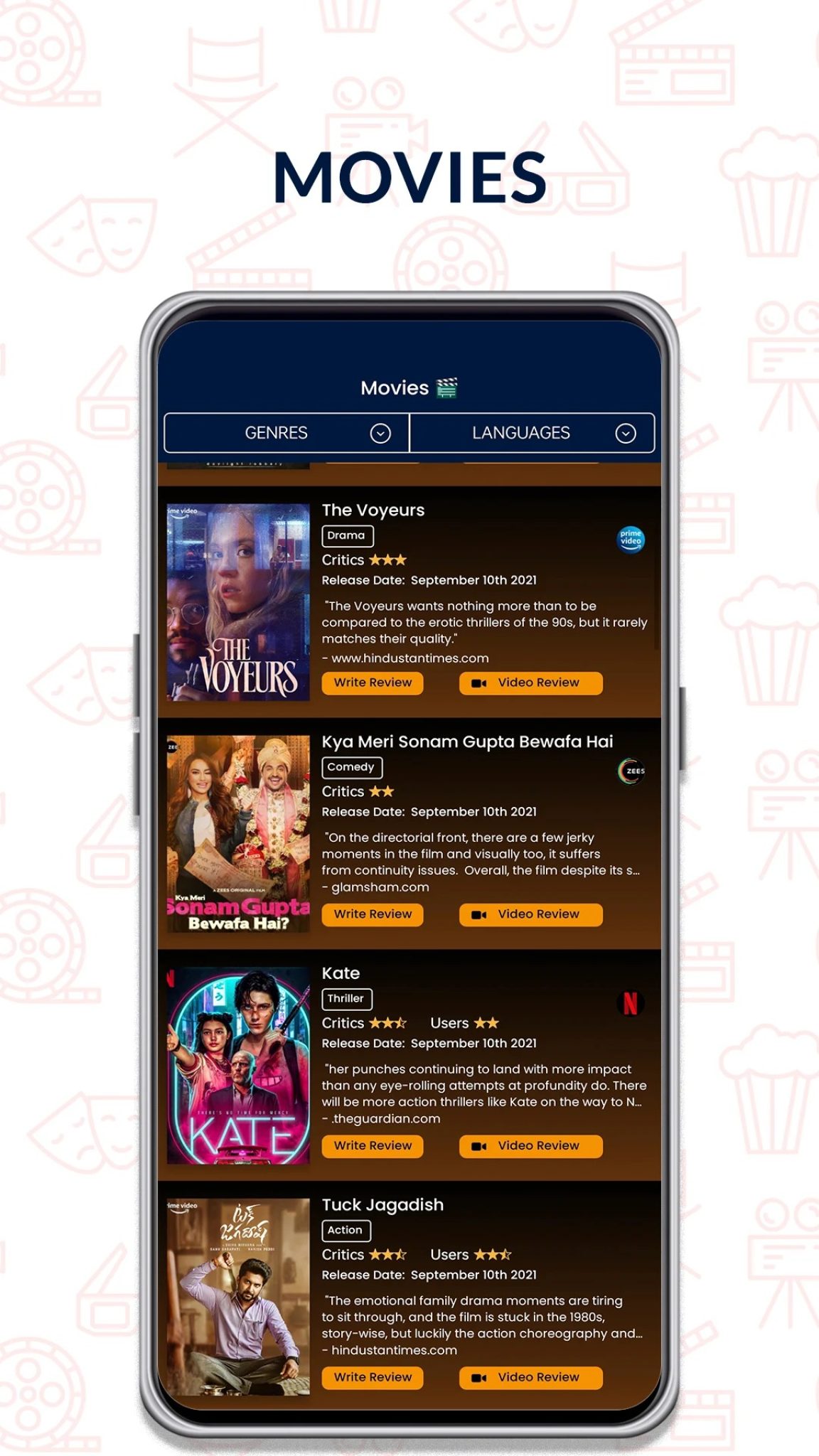 good movie review app