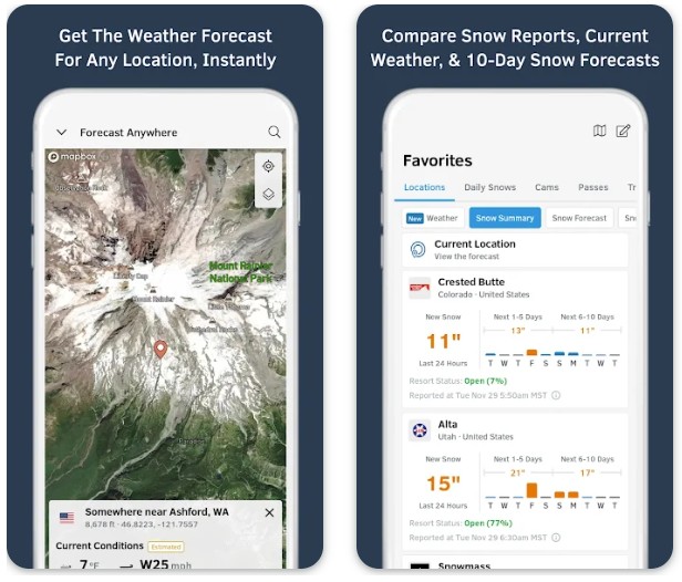 OpenSnow: Forecast Anywhere1