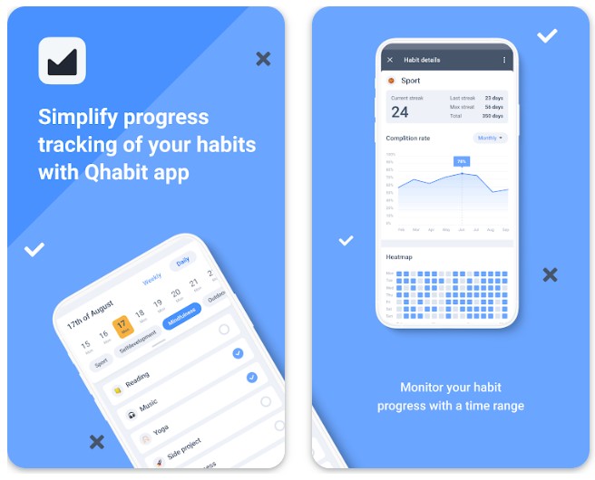Qhabit: Daily habit tracker1