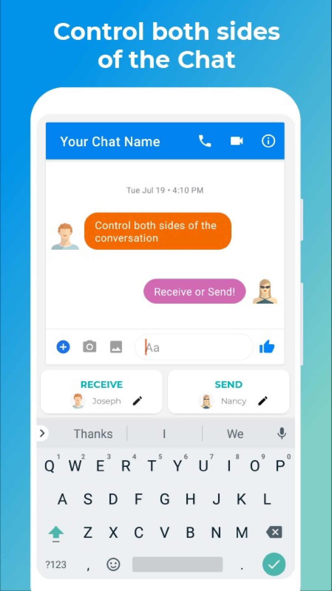 Create message app. Create message app